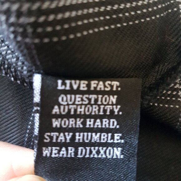 Dixxon X Danny G Grey Black Plaid Flannel Long Sleeve Button Down Shirt Sz M - Picture 13 of 15